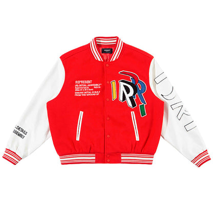 REPRESENT INITIAL VARSITY JACKET