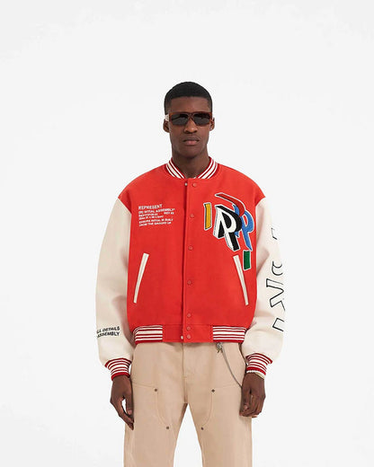 REPRESENT INITIAL VARSITY JACKET