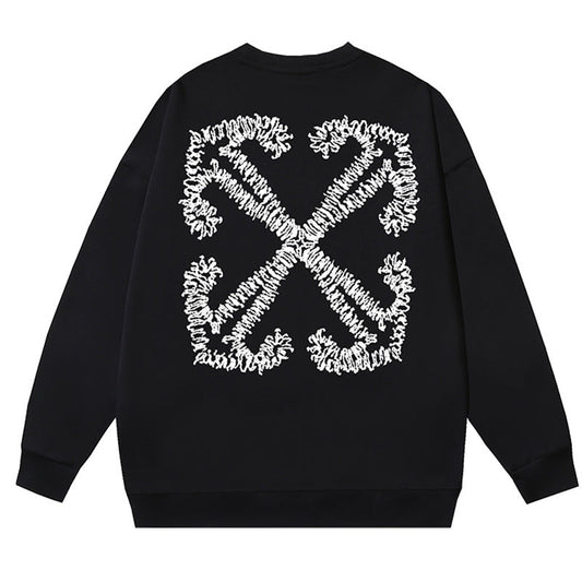 OFF-WHITE Logo-Embroidered Cotton Sweatshirts