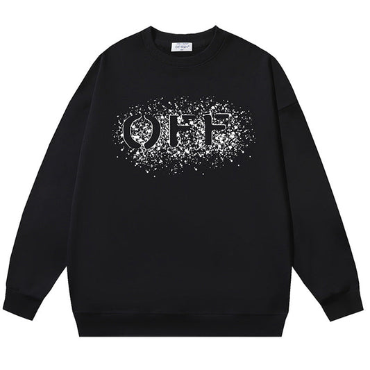 OFF-WHITE Spray-Paint Logo Cotton Sweatshirts