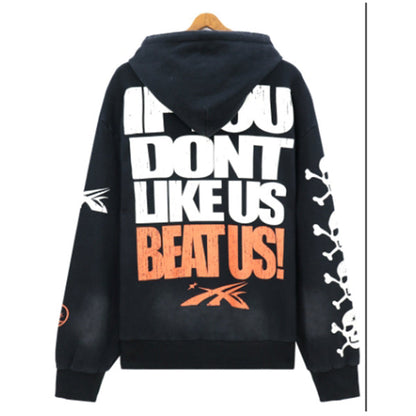 Hellstar If You Dont Like Us Beat Us Hoodie