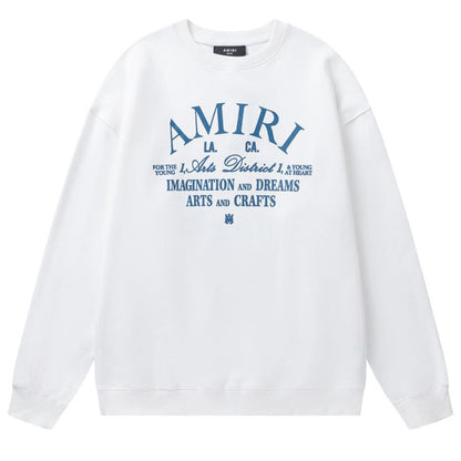 AMIRI Arts District Cropped Crew Sweatshirts