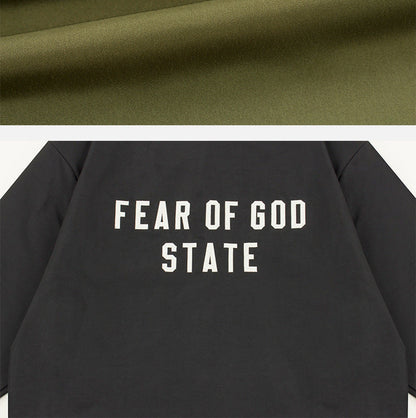 Fear of God Essentials Textured Nylon Trucker Jacket