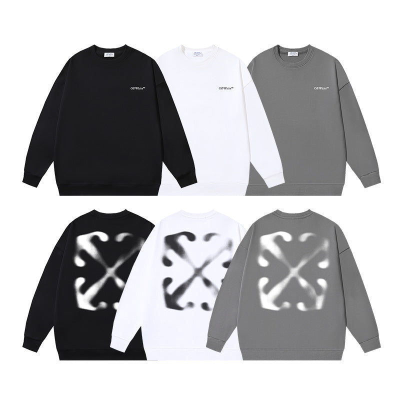 Off White Logo Cotton Sweatshirts