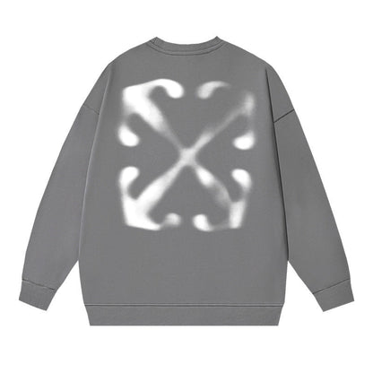 Off White Logo Cotton Sweatshirts