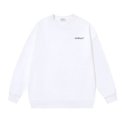 Off White Logo Cotton Sweatshirts