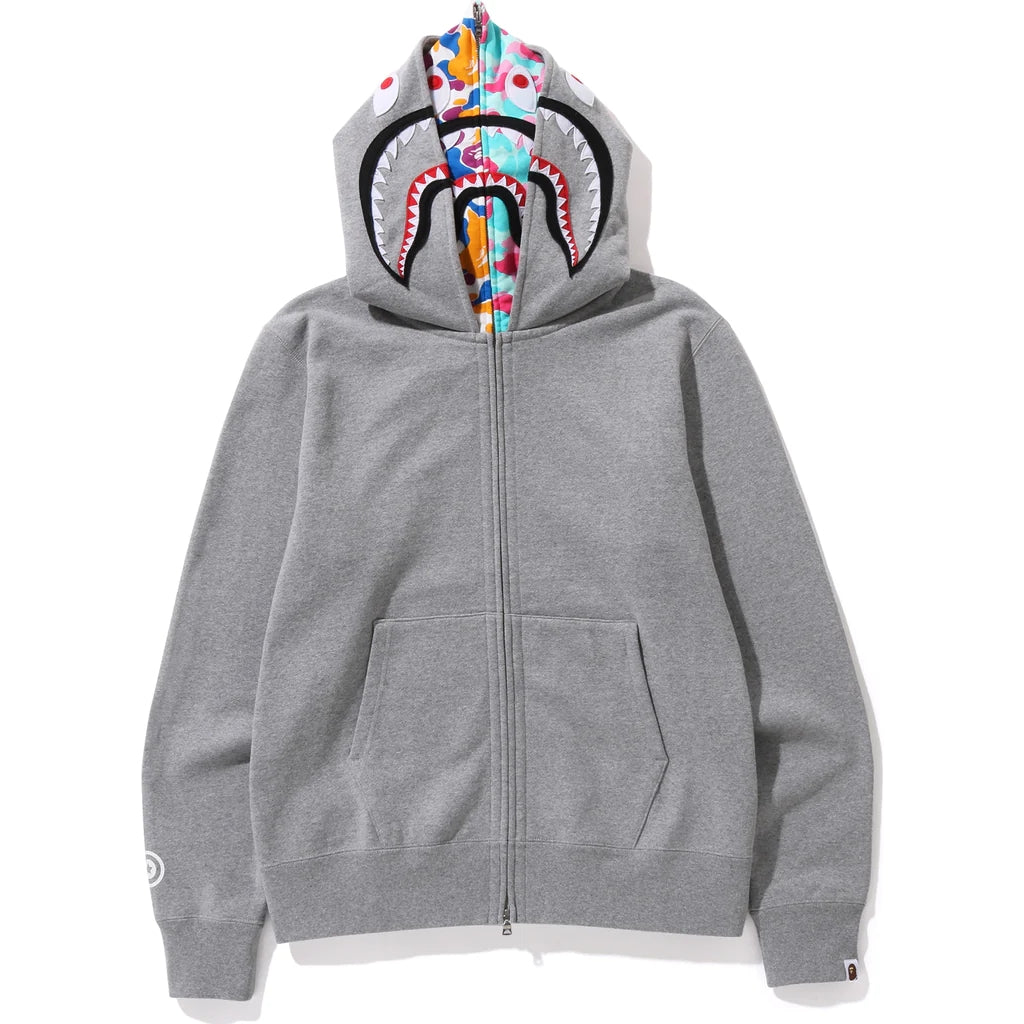 Bape shark full zip double hoodie