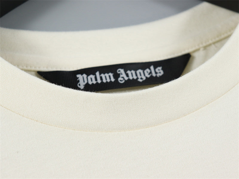 Palm Angels Garment Dye Graffiti Flames Tee