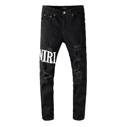 AMIRI Black Tie-Dye Core Jeans #649