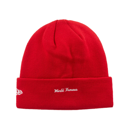 Supreme New Era Box Logo Beanie (FW23) Red