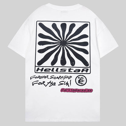 Hellstar Soarin Sun Smile Paradise Tee White