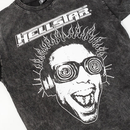 Hellstar Retro print T-Shirt