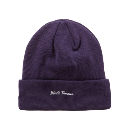 Supreme New Era Box Logo Beanie (FW23) Dark Purple