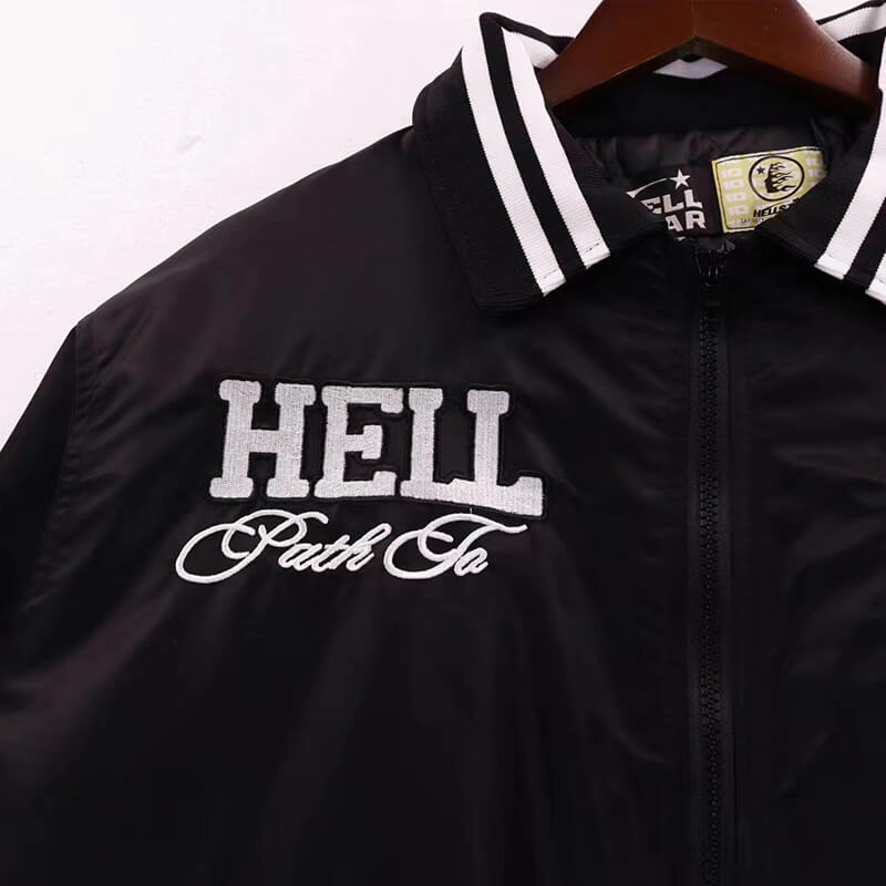 Hellstar  Embroidery Cotton Baseball Jacket