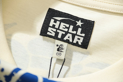 Hellstar print casual T-Shirt