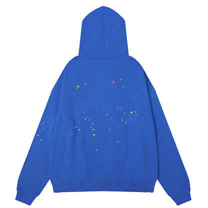 Sp5der Spider Web Hoodie-Blue #8207