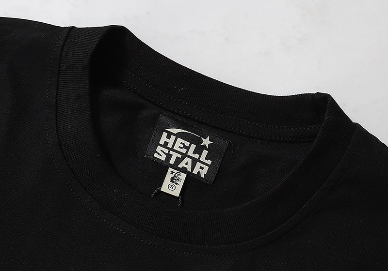 Hellstar Letter Printed T-Shirt White