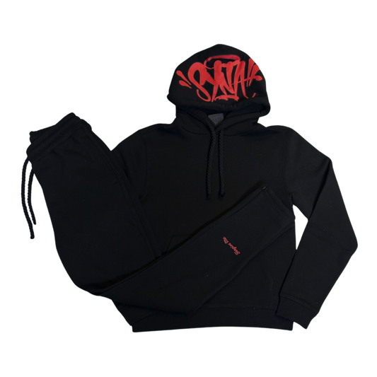 SYNA WORLD OG TRACKSUIT - BLACK / RED