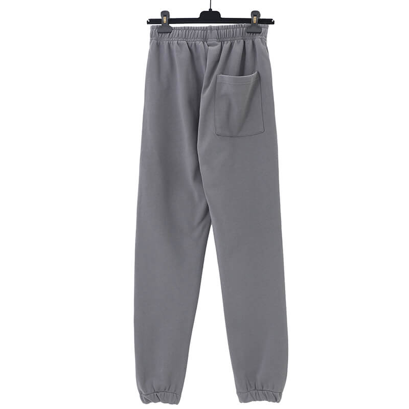 Sp5der Classic Flame Logo Graffiti Pant-Grey #146