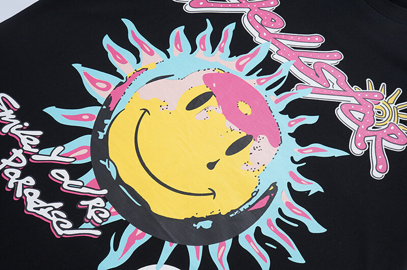 Hellstar Soarin Sun Smile Paradise Tee Black