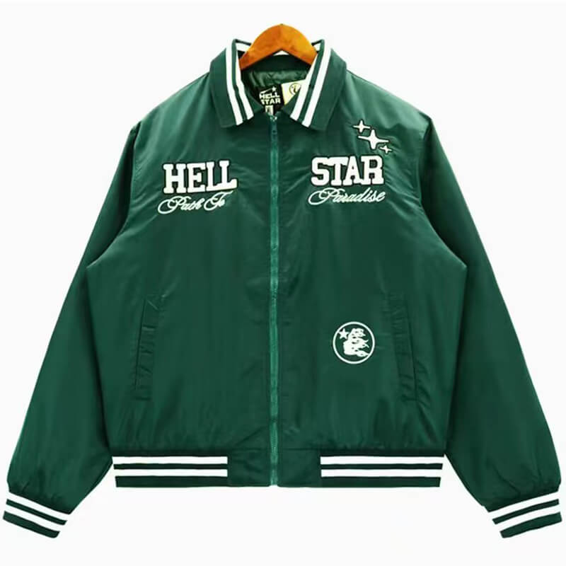 Hellstar  Embroidery Cotton Baseball Jacket