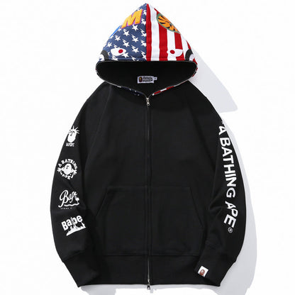 BAPE US Shark Full Zipper Hoodie