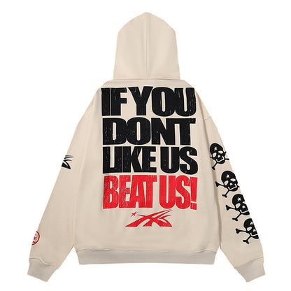 Hellstar lf You Dont Like Us Beat Us Hoodie