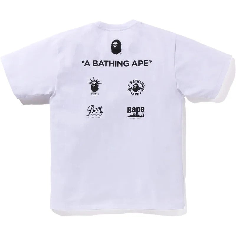 BAPE Front And Back Printed Short-Sleeved Tee