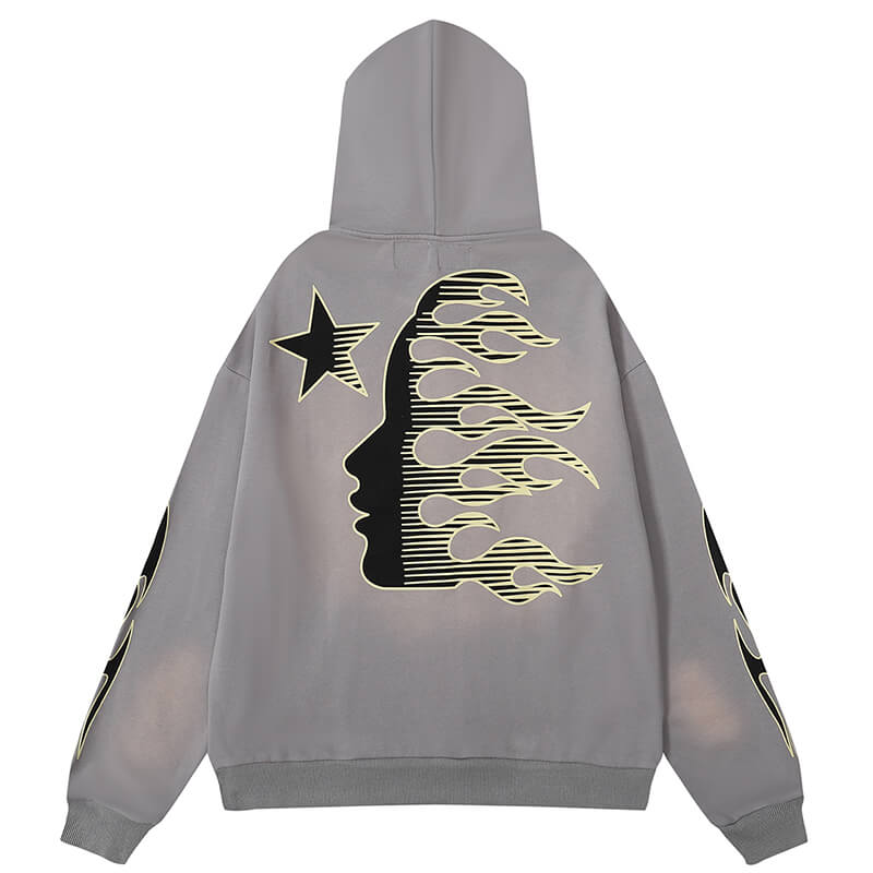 Hellstar Sport Hoodie Grey