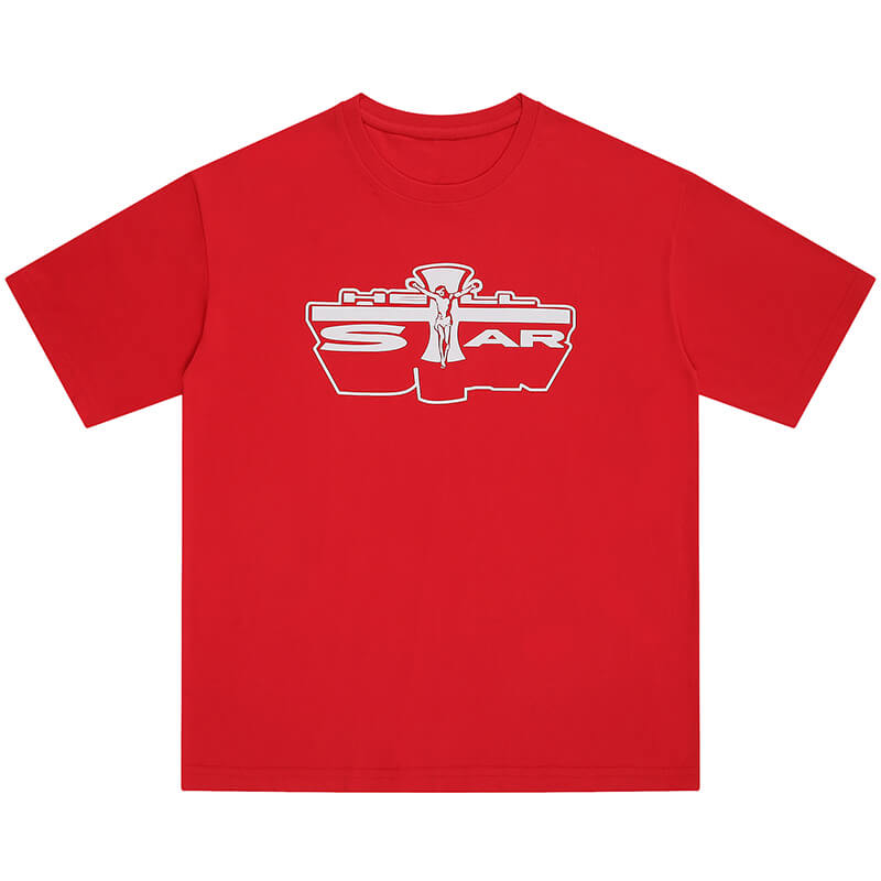 Hellstar Studios Jesus Emblem T-Shirt Red