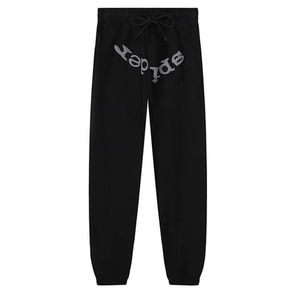 Sp5der Logo Foam Printing Pant-Black #8310