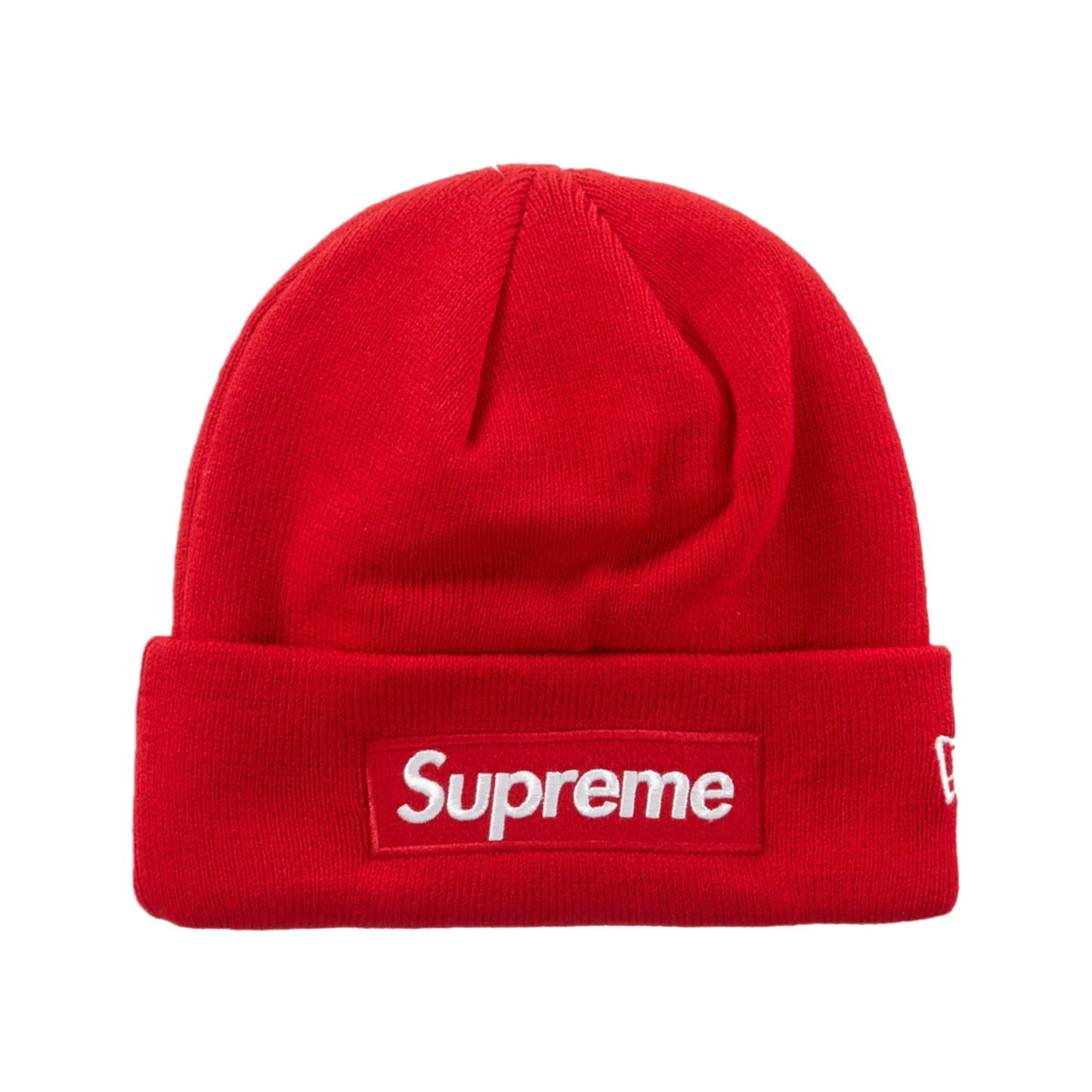 Supreme New Era Box Logo Beanie (FW23) Red