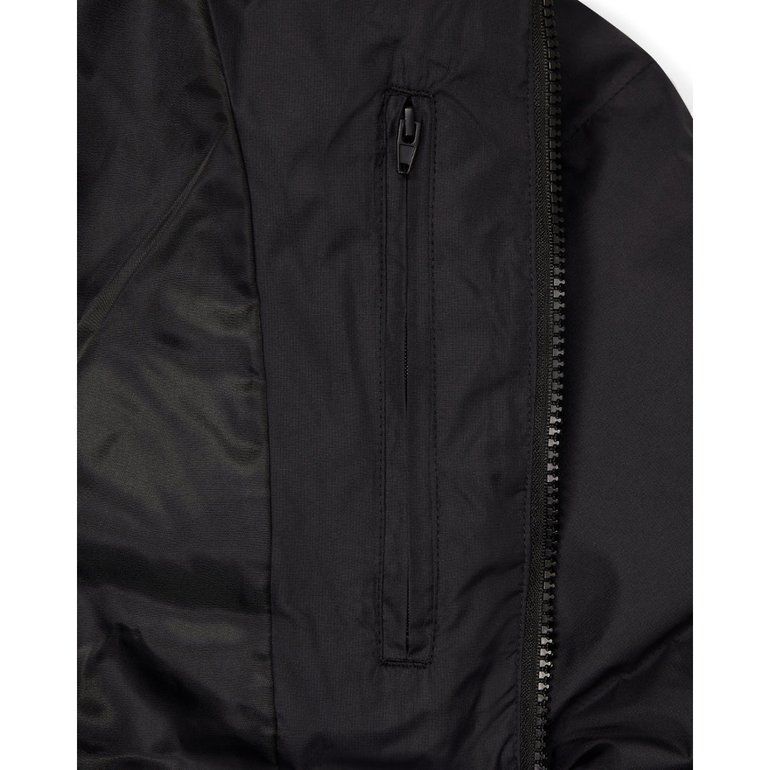 TRAPSTAR IRONGATE HOODED PUFFER JACKET - BLACK