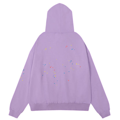 Sp5der Spider Web Hoodie-Purple #8207