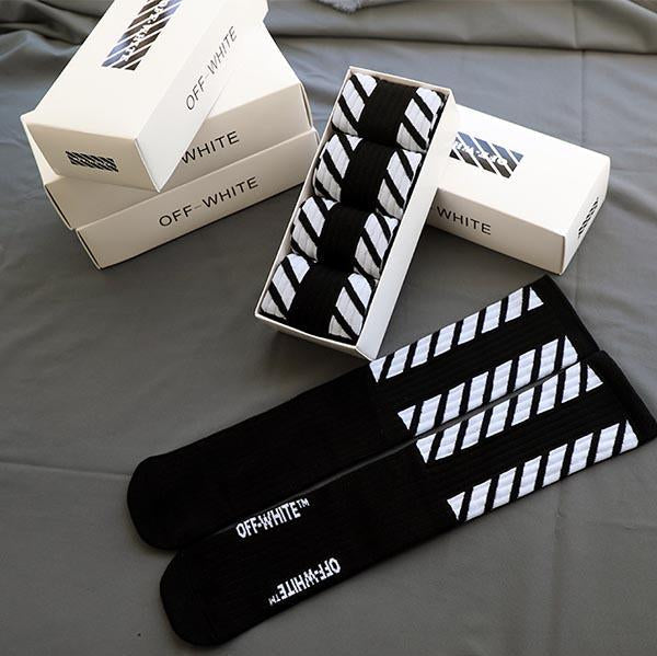 Off White Socks 4Pcs