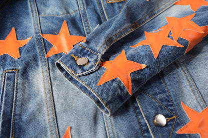 AMIRI star-patch detail denim jacket