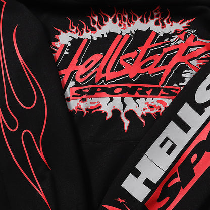 Hellstar Sports Future Flame Hoodie Black