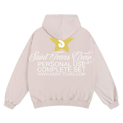 Saint Michael Tears Printed Hoodie