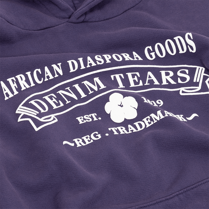 Denim Tears Hoodie Purple