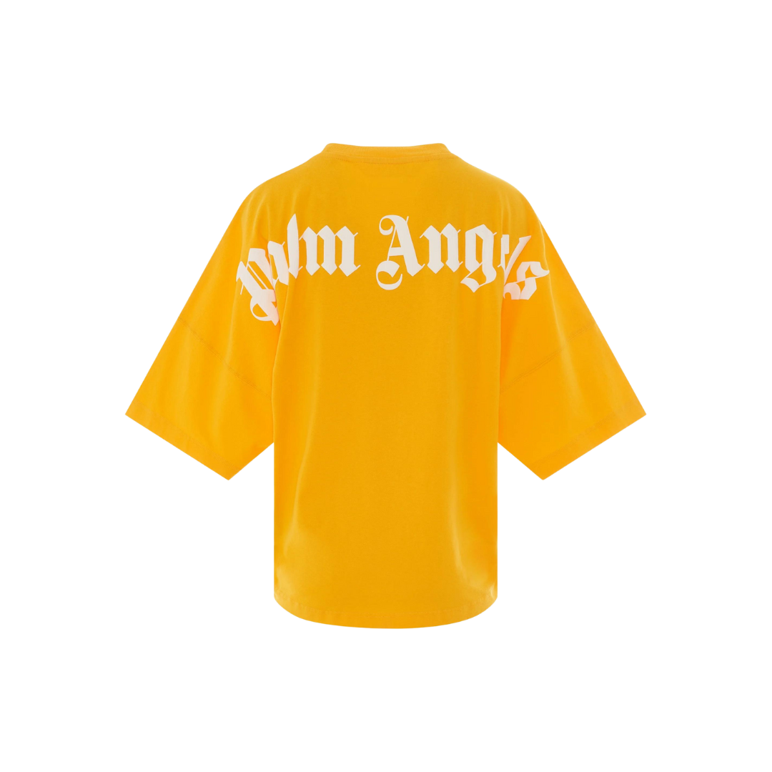 Palm Angels Logo-Print Loose-Fit T-Shirt