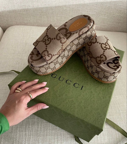 Mules à plateforme Gucci