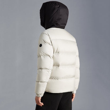 Moncler Madeira Short Down Jacket White