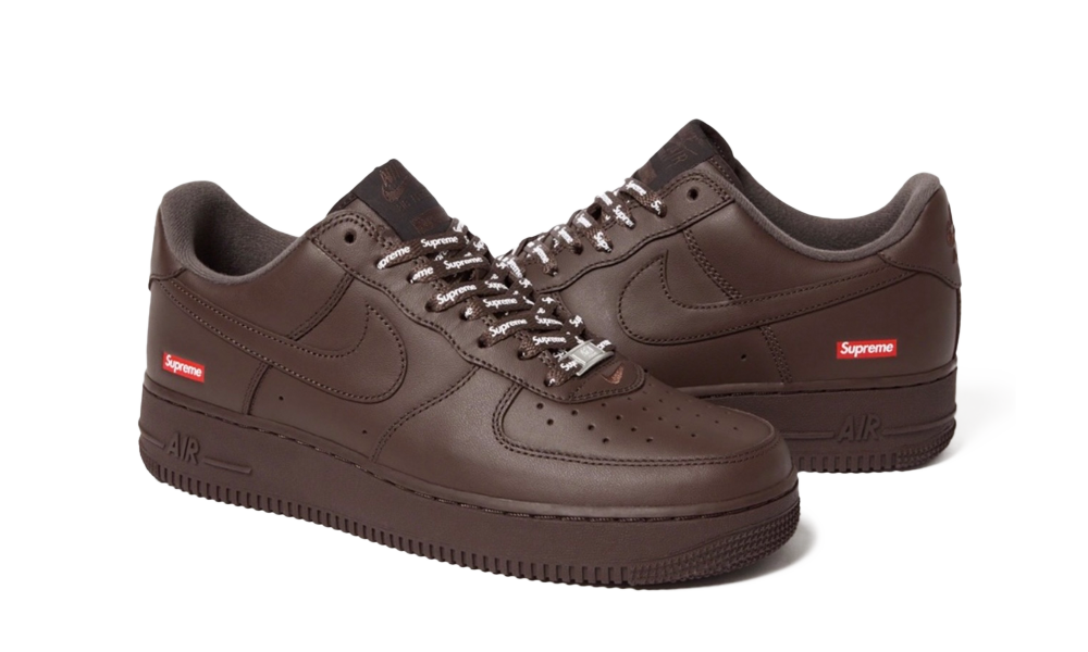 Supreme x Nike Air Force 1 Low Baroque Brown