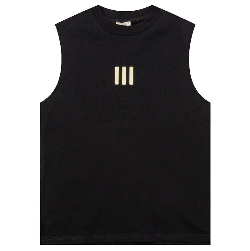 Fear Of God x RRR123 x Hollywood new three-party joint Sleeveless T-Shirts