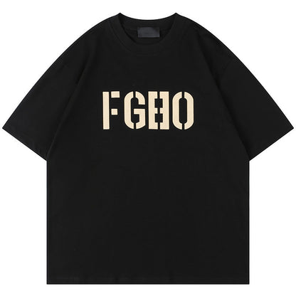 FEAR OF GOD Flocked Letters FG80 Pattern T-Shirts