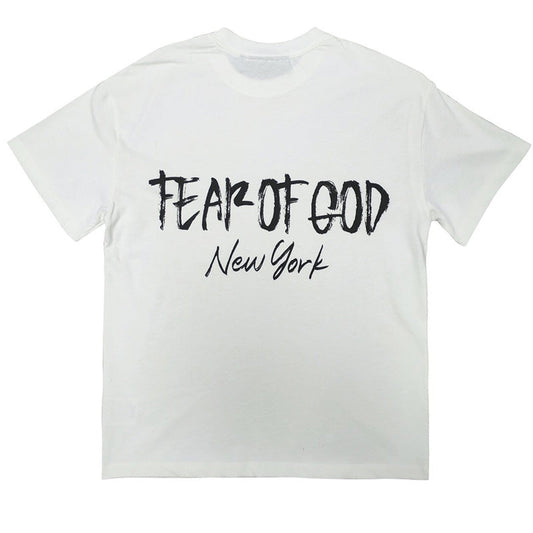 FEAR OF GOD New York limited letters T-Shirts