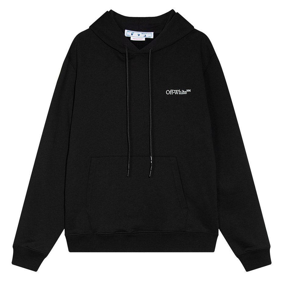 OFF-WHITE Scratch Arrow Skate Hoodie Oversize