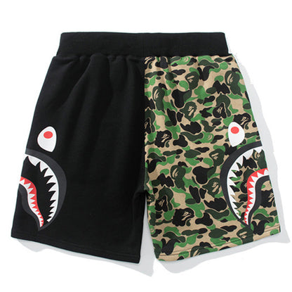 BAPE ABC Camo Side Shark Sweat Shorts