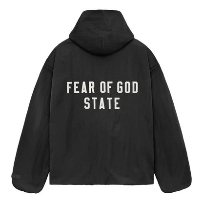 Fear of God Essentials Textured Nylon Trucker Jacket