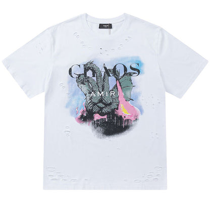 AMIRI CHAOS GRAPHIC PRINT T-SHIRT